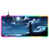 ELLENNE MOUSEPAD XXL RGB LED TAPPETINO GAMING 900X400MM 14 EFFETTI RGB C15 | TAPPETINO RGB XXL - MOUSE PAD DA GAMING 900x400mm con 14 EFFETTI LUCE e 7 COLORI, BASE ANTISCIVOLO, MODERNO, FUTURISTICO