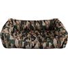 EVERGREENWEB MATERASSI & BEDS EVERGREENWEB - Cuccia Cane Morbida, Letto per Cani con Cuscino Reversibile Taglia Colore Lettini Comfort per Cani di Taglia, Materassino Cane (Mimetico, 65x95 cm)