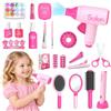 RedCrab Set Parrucchiera Bambina, Trucchi e Giocattoli Parrucchiere Bambini | 22 Pcs Kit Parrucchiera e Trucco Bambina con Asciugacapelli, Piastra & Accessori, Gioco di Ruolo Regalo per Bambina 3-7 Anni
