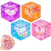 exatta 4 Pezzi Palline Antistress Terapeutiche, Squishy Stressball | Antistress Giocattolo per Esercizio Alle Mani e Alleviare lo Stress