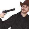 FIESTAS GUIRCA | Pistola Ad Acqua Black Prairie Revolver Costume Cowboy | Revolver Nero Giocattolo | Leggero | Aspetto Realistico | 30 cm | Carnevale, Halloween, Giochi All'aperto