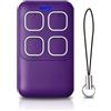 NLDZGA Telecomando per porta da garage 868 MHz, compatibile con Hörmann BS | Telecomando a 4 canali per porta garage Hörmann BS Bisecur HSE1 HSE2 HSE4-868 BS,HS1 HS4 HS5 HSP4 HSD2-868 BS, viola, 1 pezzo