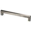 Gedotec® Acciaio Inox Maniglie Maniglie per Porte Maniglie Cucina Maniglie Ringhiera Angolare Opaco|Profilo 14 x 14 mm | Altezza 35 mm | Ba 96-736 mm | Qualità Del Marchio per Zona Living