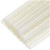 QUARKZMAN 30Pz Stick Colla a Caldo Mini per Pistola per Colla, 4 x 0.28 Colla a Caldo Bastoncini Piccoli Ricariche per Lavori Artistici Fai Da Te, Bianco Trasparente Glitteratoato