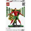 LEGO Editions 43016 Cristiano Ronaldo - Leggenda del Calcio, Action Figure Giocattolo 3D da Esposizione, Regalo Bambini 12+