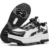 YINGCSM Scarpe con Rotelle Scarpe Pattini Bambino Bambina Scarpe con Rotelle 4 Rotelle a Scomparsa Scarpe Sportive