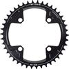 Besttoolifes Corona leggera 7075 44T BCD104 | Attacco diretto BCD104, rapporto 42T, alluminio leggero, finitura nera, cambio liscio