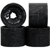 Glutier C-adillac Skate Longboard Wheels Cruiser 70mm 80a (Set 4) Black