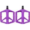 Honseadek Per Pedali Mountain Bike Nylon Dual Strisce Riflettenti Sicurezza | Corpo in nylon resistente, doppio cuscinetto DU, piattaforma larga 13 cm, superficie antiscivolo, compatibile con mountain