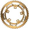 Generico Compatibile con la corona generica da 110 mm BCD 34-50T | Guarnitura da strada Gravel 110 BCD doppia 2X a 5 bulloni