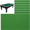 Generic Kit di ricambio in feltro per tavolo da biliardo, panno di nylon per tavoli da 2,1 - 3,4 m