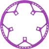 Gdfnmogo 130BCD Corona 47T 5 Braccio per Bici Pieghevoli | Struttura traforata, pesa 85-99 g, riduce la massa di rotazione, opzione 53T, migliora la velocità di pedalata (viola-53T)