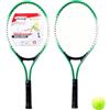Qxzrdoris Set Racchette da Tennis e Palline per Bambini, 21 Pollici | Racchetta da Tennis in Lega di Alluminio, Antiscivolo, Kit Allenamento Tenni-s Bambino Adolescente
