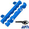 Générique Bicycle Bench - Strumento di riparazione per bicicletta, in lega di | Morsa ammortizzante, strumento di riparazione a ganasce morbida, impermeabile, per vari assi, cuscinetti, ruote