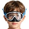Generic Occhialini da nuoto per bambini, anti-appannamento, con nasello | Occhialini da nuoto con copertura per il naso per l'estate, all'aperto, spiaggia, immersioni, campeggio, escursionismo