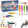 Keyubria Kit Esche per Bass Crankbait Cucchiai Ami E Per Natale | Kit Attrezzatura da Bass Per Marito, Fidanzato, Nonno, Papà, Ragazzi, Adolescenti, Uomini, Adulti e Pescatori