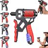 Generic Allenatore di forza della presa, allenatore della mano dell'avambraccio | Impugnatura antiscivolo con impugnatura ad H, contatore LCD, resistenza regolabile, costruzione a doppia molla per