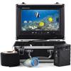 JOXLOVER Ecoscandaglio, Telecamera fishfinder LCD da 9 con 12 LED IR, Impermeabile IP68, Cavo 15/30/50 M