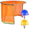 Generic Paracasco da cantiere, bordo completo, protezione UV traspirante | Para-casco a tesa larga e protezione per il collo per lavori stradali, paesaggistica, tetto, pittura, servizi pubblici