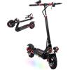 MIWEN 10 Pollici Monopattino Elettrico Pieghevole Adulto Scooter - fuoristrada monopattino elettrico,Batteria 48V 12.5Ah 30-45KM di Autonomia, Carico Massimo 120KG monopattino elettrico adulti
