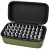 ALKOO Custodia organizer per cartucce CO2 N2O per ricariche da 8 g/12 g | 40 scomparti in schiuma per Crosman, Umarex, margherita, per ciclisti, softair e paintball, campeggio, garage, sentieri