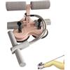 Generic Ab Trainer macchina con base antiscivolo a , portatile per | Allenatore per addominali portatile con forte base a ventosa, struttura tubolare in metallo e imbottitura in schiuma