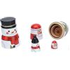 Domary Set di Bambole Che Nidificano in Legno, 5 Pezzi Dal Design Unico con | Ornamenti per Bambole Russe Realizzati a Mano, Decorazioni Festive per la Casa, Superficie Liscia e Lucida, Scatole Regalo