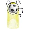 Generic Rete da calcio per bambini, elastica, anti-groviglio, portatile | Rete da calcio portatile per ragazzi, ragazze, bambini, adolescenti, palestra, club, pratica