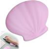 Mugtide Poggiapolsi, Poggiapolsi per Tastiera e Mouse, Poggiapolsi in Memory Foam, Allevia Il Dolore Al Gomito, Adatto per Braccioli di Computer e Laptop (Rosa)
