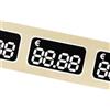 FLPrice Etichette Prezzo Euro Digit 38x20 mm Carta Adesiva Scrivibile Personalizzazione Manuale a Segmenti Tipo Orologio per Esposizione Prezzi (1008 Etichette)