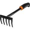 BRADAS - KT-Y6004, Rastrello in acciaio de luxe, Arieggiatore manuale per orto e giardino, Sarchiatore a 5 denti Largo 9 cm.