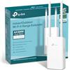 TP-Link Ripetitore WiFi 6 esterno potente AX3000, RE705X-Outdoor | Compatibile con tutte le box, EasyMesh, porta Gigabit, modalità punto di accesso, ideale per giardino, terrazza, piscina