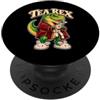 Kattos Tea Rex: il simpatico dinosauro amante del tè PopSockets PopGrip Adesivo
