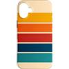 Retro Geometric Art Studio Custodia per iPhone 16 Plus Design astratto con motivo geometrico rétro