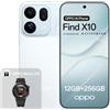 OPPO Find X10 256GB Blue + Watch X3 Titanium Case Black