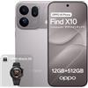 OPPO Find X10 512GB Titanium + Watch X3 Titanium Case Black