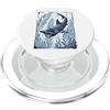 Squalo Elefante Oceano Subacqueo Squalo Squalo Elefante Illustrazione Amante Degli Squali PopSockets PopGrip per MagSafe