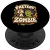 Mega magazzino di Halloween Fai finta che io sia uno zombie PopSockets PopGrip Adesivo
