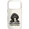 Socks Go Missing I Know Nothing Dog Humo Custodia per iPhone 17 Pro Divertente calzino ladro cane nero scarabocchio proprietario umorismo