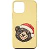 Cozy Winter Animal Faces Custodia per iPhone 12 mini Natale Orso Vacanze Invernali Per Gli Amanti