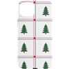 Cute Christmas & Cozy Winter Xmas Patter Custodia per iPhone 15 Plus Rosa Verde Finestra Plaid Albero Natale Natale Ragazze Ragazze