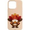 Thanksgiving Decor and Accessories Custodia per iPhone 15 Pro Max Adorabile gnomo del Ringraziamento in Turchia Costume Design