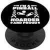 Pinball Themed Gifts For Pinball Lovers accumulatore flipper e collezionista di flipper orgoglioso PopSockets PopGrip Adesivo