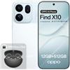 OPPO Find X10 512GB Blue + Enco Clip2 Grey