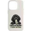 Socks Go Missing I Know Nothing Dog Humo Custodia per iPhone 14 Pro Divertente calzino ladro cane nero scarabocchio proprietario umorismo