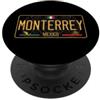 Monterrey License Plate Tees Targa Monterrey Messico Regio Nuevo Leon Norteno PopSockets PopGrip Adesivo