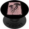 Acquario Oceano Subacqueo Biologo Marino Medusa Illustrazione PopSockets PopGrip Adesivo