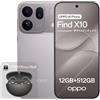 OPPO Find X10 512GB Titanium + Enco Clip2 Grey