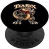 Kattos Tea Rex: il simpatico dinosauro amante del tè PopSockets PopGrip Adesivo