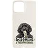 Socks Go Missing I Know Nothing Dog Humo Custodia per iPhone 15 Divertente calzino ladro cane nero scarabocchio proprietario umorismo